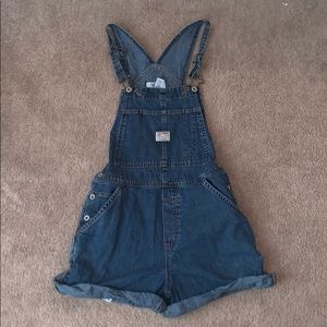 Denim overalls